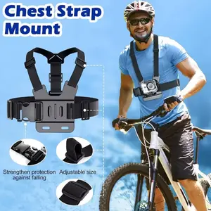 Chest Strap Phone Holder for POV Hands-Free Filming | Adjustable Universal Smartphone Mount | Ideal for Vlogging, Sports, Fitness, Outdoor Adventures & Live Streaming