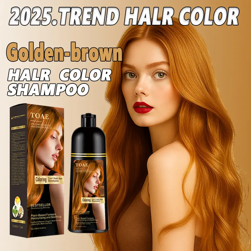 TOAE 3-in-1 Hair Dye Shampoo Instant Gray Hair Cover Shampoo – Dye ...