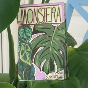 Monstera Zine Illustrated Plant Booklet
