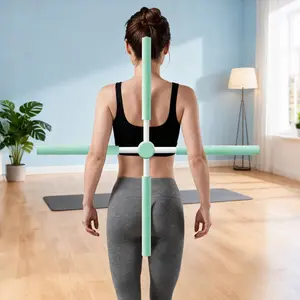 Posture corrector yoga cross stick durable and suitable for daily exercise and body balance