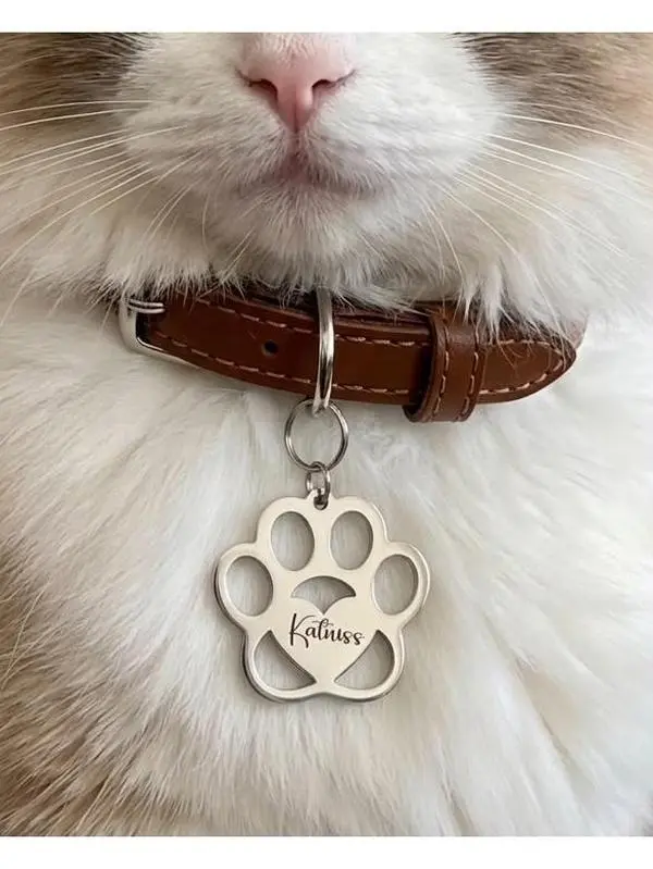 Personalized Engravable Pet ID Tags for Dogs & Cats - Durable Collar Accessory for Pet Supplies