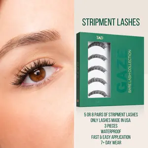 5+ Weeks of DIY 3D-Printed Comfortable Made in USA Fast Easy Application 7+ Day Wear Realistic Lashes - Organic