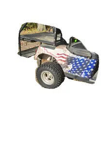Golf Cart We the people Large Rear Fender Wrap Graphics set FIT all Year and Model EZGO Club Car and Yamaha