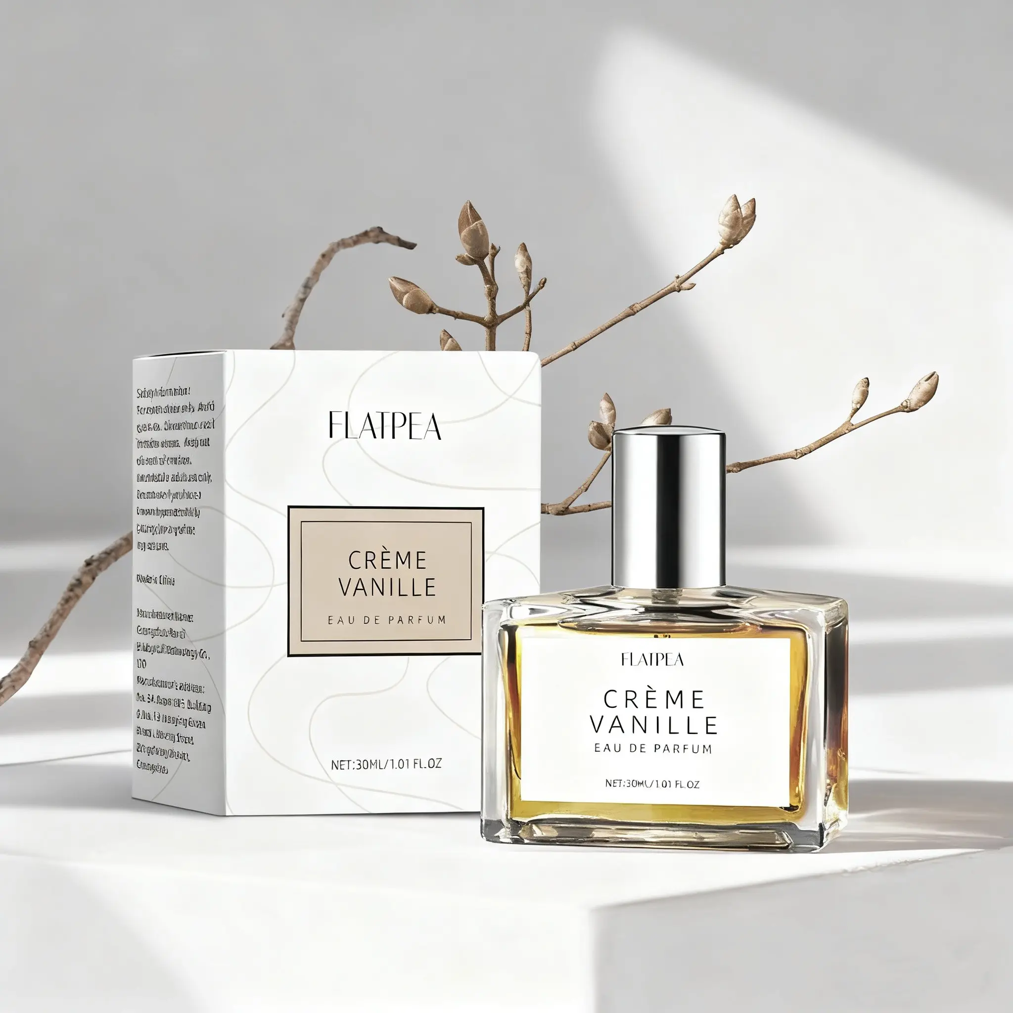 Creamy Vanilla Spray Perfume, Fragrances Vanilla, Perfume Vanilla Aroma, 30ML Amber Food Scent, Long-Lasting Fragrance, Elegant Scent, Floral Gourmand, Unisex, Luxury Floral Natural Perfume for Special Occasions