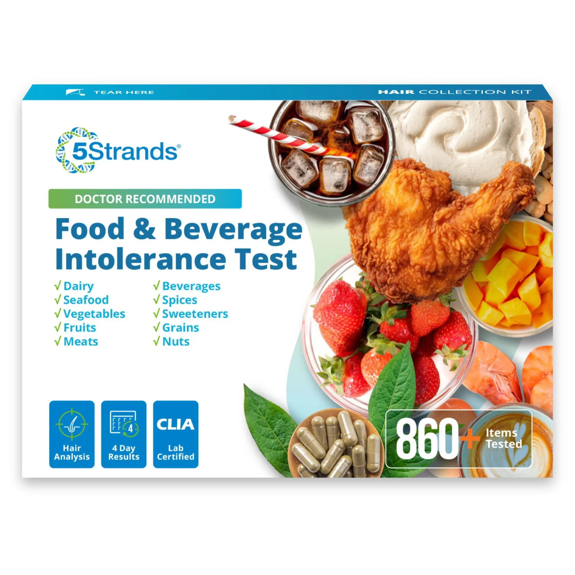 5Strands Food & Beverage Intolerance Kit