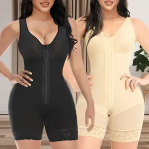 2025 YIENEA Colombian Fajas Full Body Shaper Wireless Chest Lift Tummy Control Postpartum Recovery Easy Zipper Crotch Daily Exercise Wear