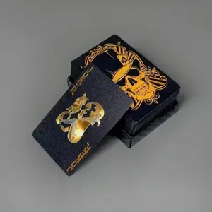 Skull Poker Cards Plastic Foil High Flexibility, Durable Washable Playing Cards for Pool Beach Magic Outdoor Party Game Cards Card Games