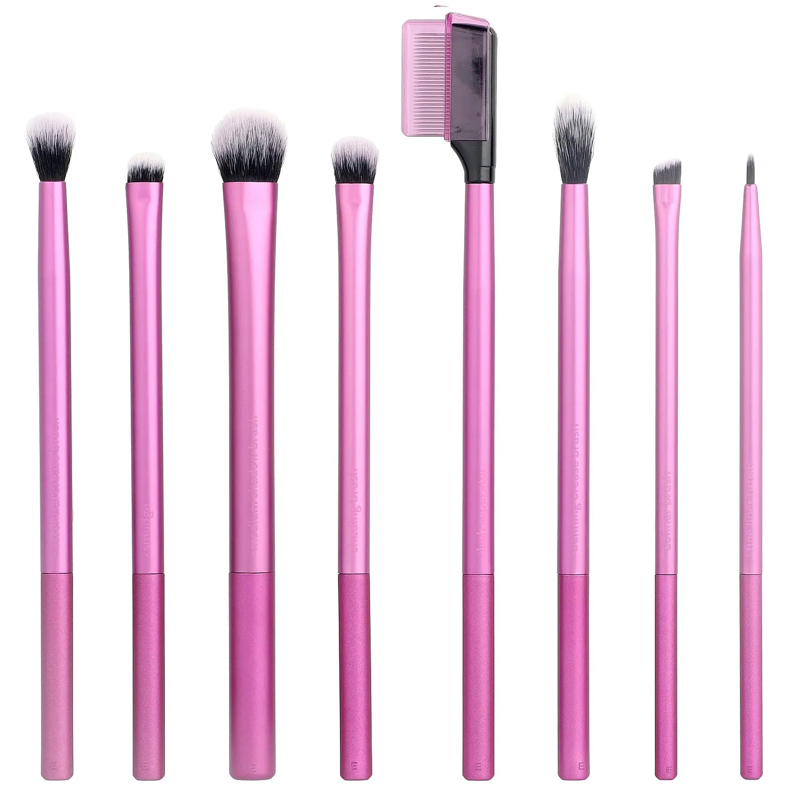 Real Techniques Everyday Eye Essentials Brush Set, For Eye, 8 Brushes