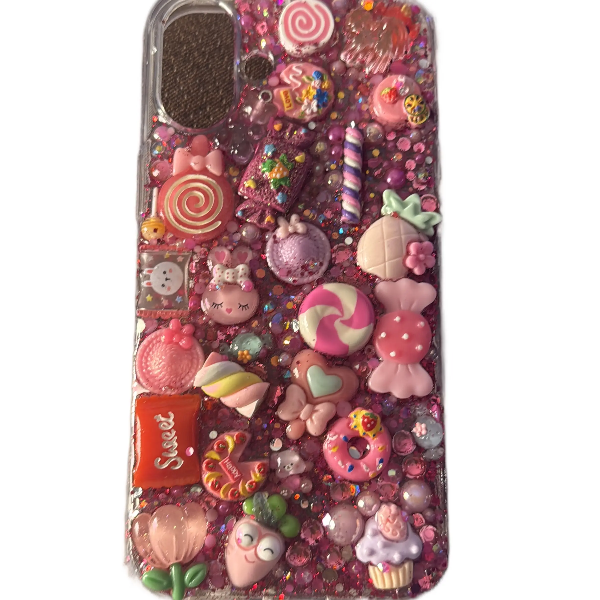 SWEETS THEME freestyle  JUNK iPhone Case - Colorful Candy and Gum Accessories with Various Designs - Bubblegum, Snack Cover Cellphone Screen Protector Casing Protection Protective Shockproof Smartphone 16