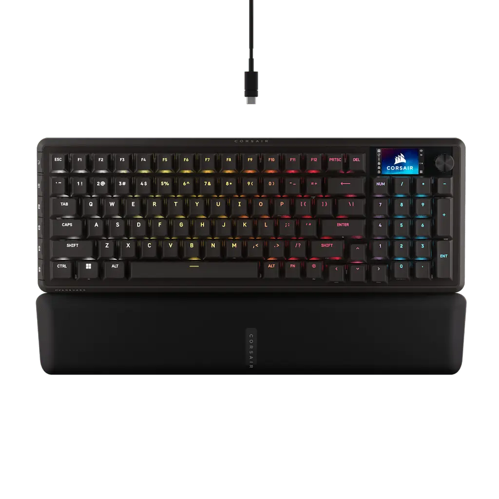 VANGUARD 96 Mechanical Gaming Keyboard, CORSAIR MLX Pulse