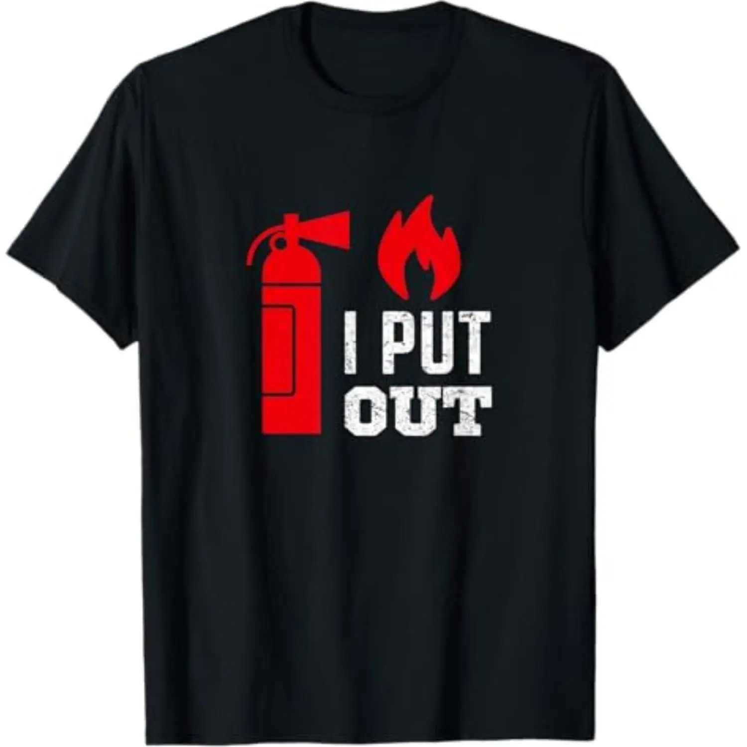 Humorous Firefighter TShirt for Men Fireman Gear Apparel