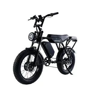 #1 All-Terrain Off-Road Ride! 1500W motor, 28mph top speed, 62-mile range & 20"×4 wide tires. Handles off-road trails and city streets perfectly. With Shimano 7-speed transmission and electric assist for safer riding – the ultimate off-road pick!