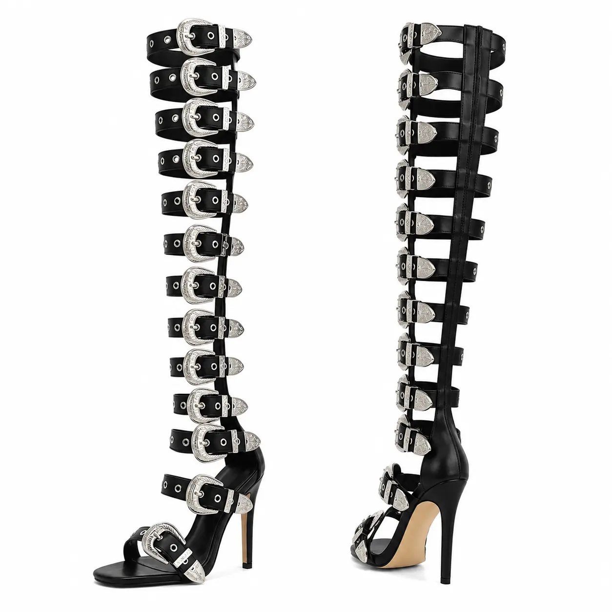 “Danger Zone Gladiator Heels”