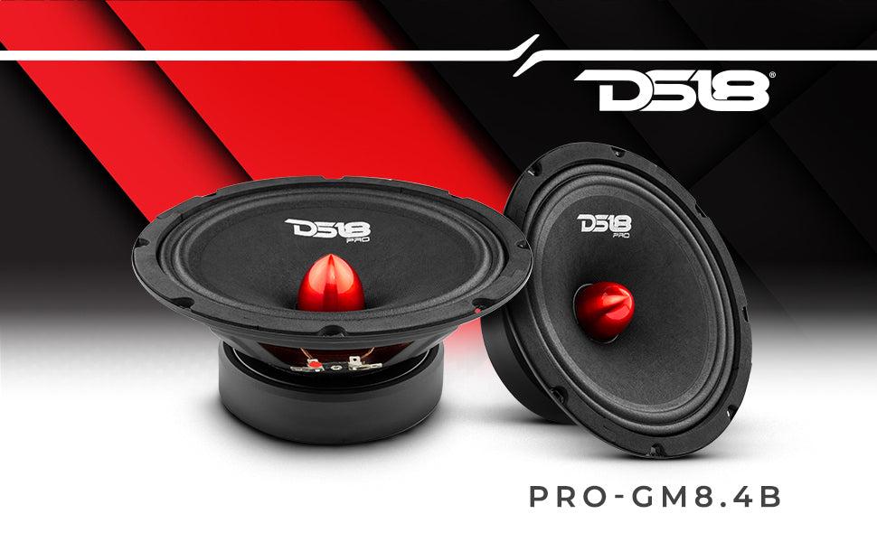 DS18 PRO-GM8.4B 8" Mid-Range Loudspeaker with Bullet 580 Watts 4-Ohm