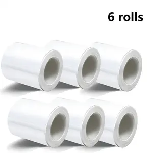1920 sheets of 6roll white labels, 40x20mm thermal sticker labels: oil resistant, scratch resistant multi-purpose labels, perfect for personalized business logos, sealed package mailboxes, marking products, decorating cars or enhancing party decorations.
