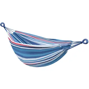 Hammock Comfortable for Hanging Sturdy 440lbs Capacity Hammock for Camping Outside Garden Outdoor Indoor Patio Backyard, Comfortable Fabric Hammock