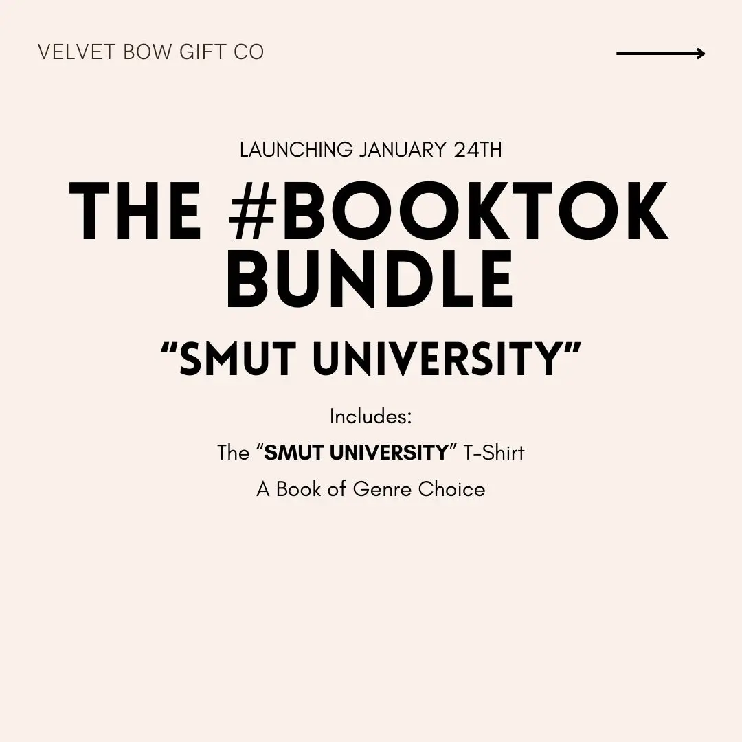 “SMUT UNIVERSITY” PAPERBACK BOOK AND SHIRT