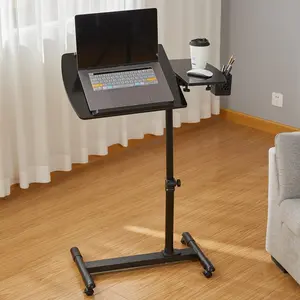 Tilted Bedside Table with Wheels Rolling Laptop Desk Bedside Table Rolling Laptop Stand Bed Table Rolling Laptop Desk