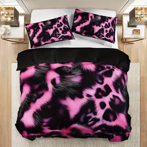 Wildly Cozy Leopard Bedding Set, Wrinkle-Free Quick-Dry Fabric, Soft Material for Comfortable Sleep, Bold Stylish Design, Soft Bedding Sets