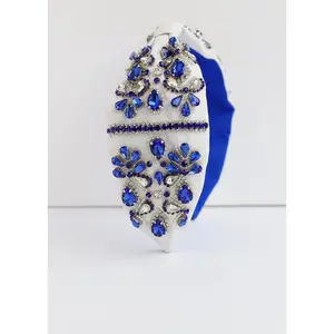 Blue Gem Adjustable Headband - Lightweight Design, Comfortable Fit, Ideal for Everyday Wear