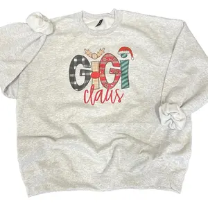 Mama Claus Sweatshirt - Personalized Holiday Sweatshirt - choose your name!