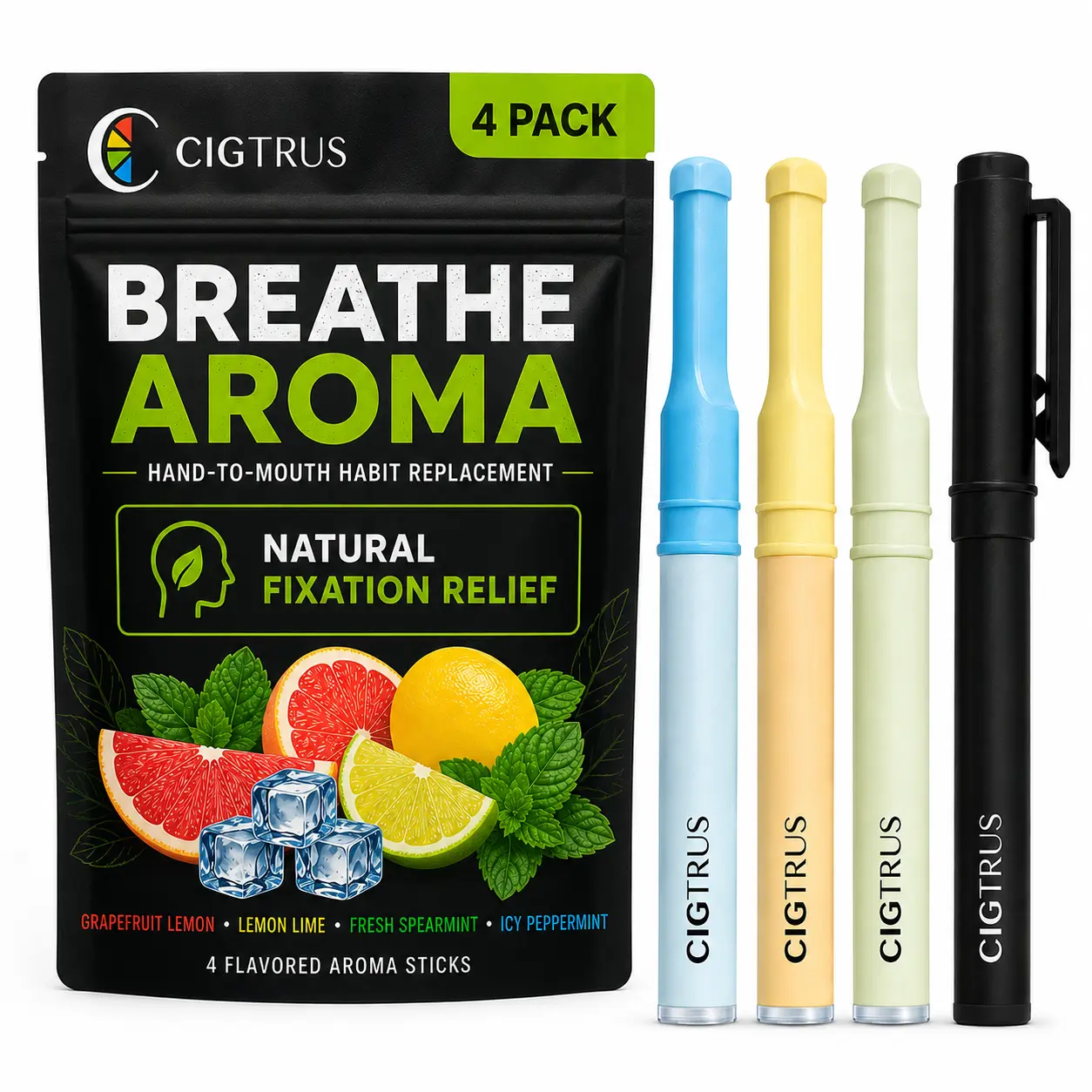 Cigtrus Breathe Aroma 4 Refreshing Flavors