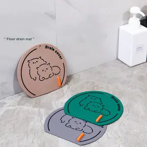 Three-Piece Drain Trap Kit Odor-Proof and Insect-Resistant Drain Cover Bathroom Anti-Clog Sealing Pad Drain Silicone Gasket Odor-Proof Drain Filter