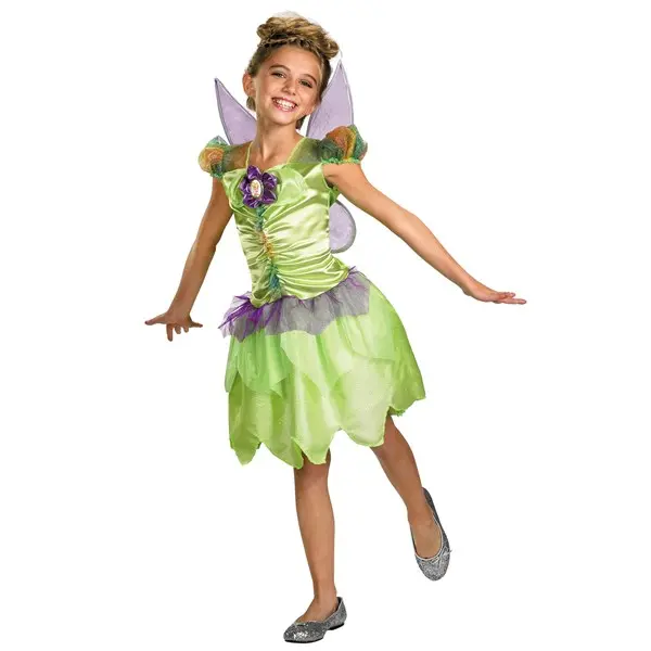 Girls Tinker Bell Rainbow Costume