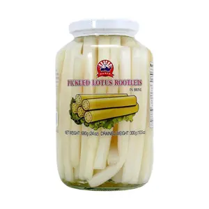 Three Deer Brand Pickled Lotus Root 680g - Authentic Thai Style Appetizer, Perfect for Rice & Meals