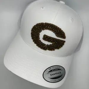 GA bulldogs leather patch baseball hat