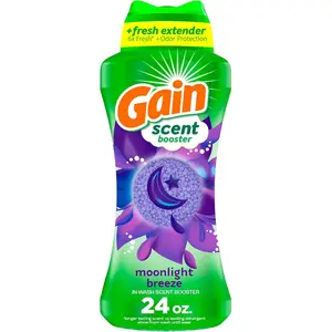 Gain In-Wash Laundry Scent Booster Beads, Moonlight Breeze Scent, 24.0 OZ, Fresh Extender + Odor Protection