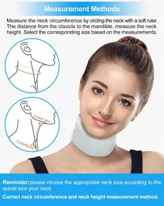 Neck Brace for Sleeping | Large Soft Foam Cervical Collar | Neck Pain Support & Spine Pressure Relief | Universal Stable Wrap