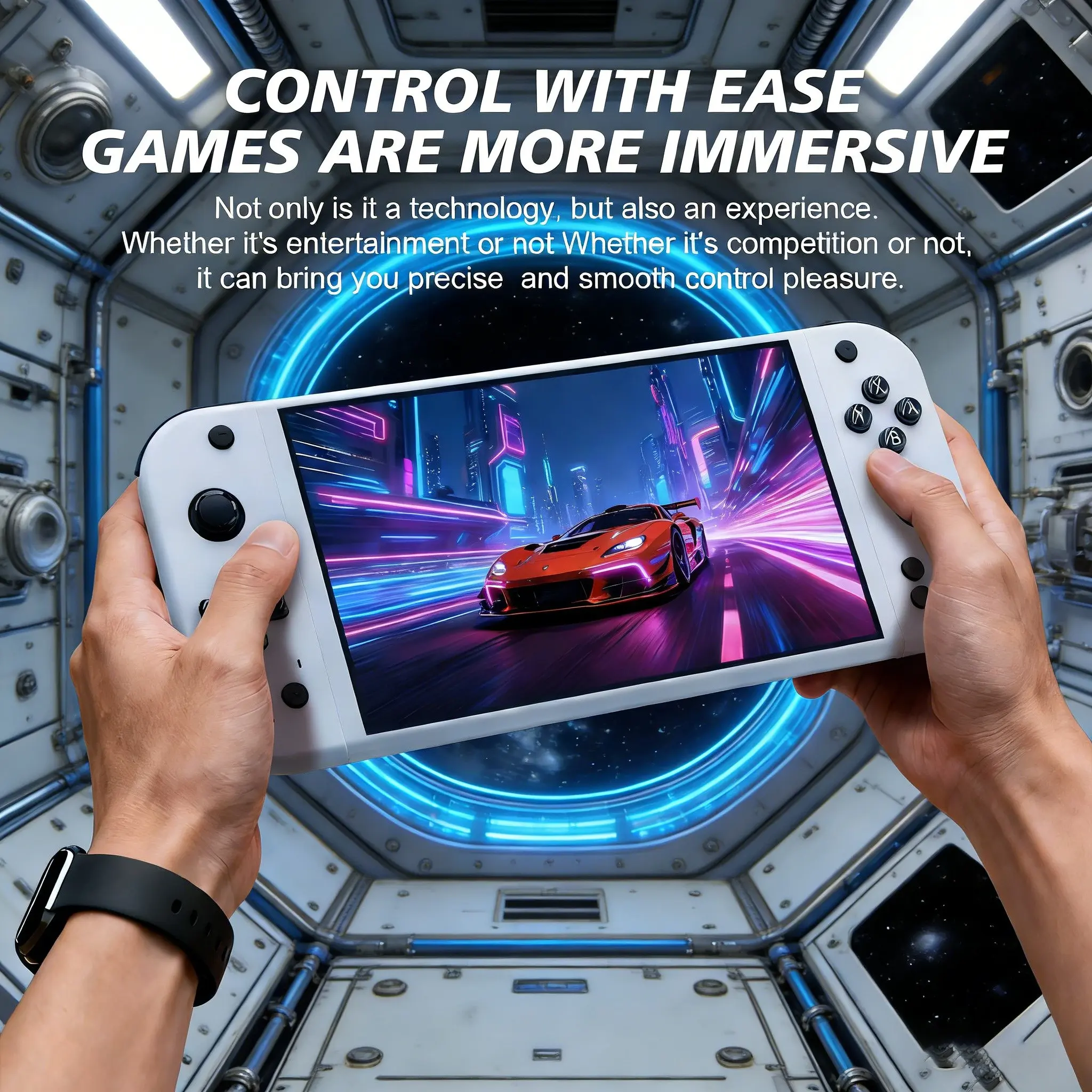 G90 Retro Portable Handheld Game Console with 7.0 Inch HD IPS Screen, Easy Setup, High Comfort 3D Buttons, Perfect Gift for Birthdays and Holidays, Handheld Games Console, Rechargeable Portable Console Gaming Products