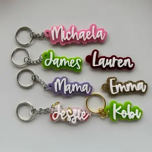 Color Chance Custom Keychain Game - Pick a Number, Get a Color, Personalized Name Keychain for Game Day Fun
