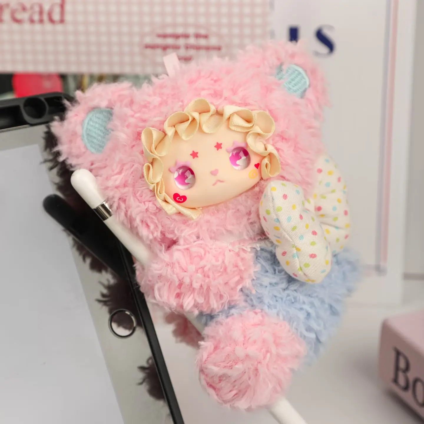 Fuzzy Little Bear Plush Blind Box, Collectible Adoption Guide Series, Ideal Gift for Collectibles Enthusiasts