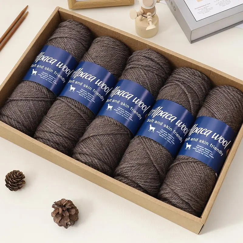100g/ball Wool Yarn, Warm Knitting Yarn, Crochet Yarn, Amigurumi Yarn for Sweater, Scarf, Hat, Gloves, DIY Crochet Supplies