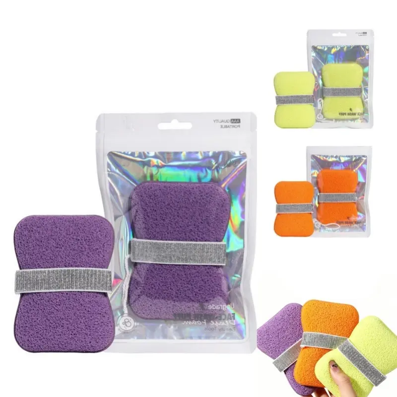 Sponge Soap Saver Pouch, Exfoliating Loofah Bath Bag for Rich Lather, Long-Lasting Bar Soap Storage & Body Scrub-MM2