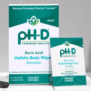 Boric Acid Sensitive Holistic Body Wipes