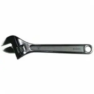 212 MAIN Chrome Plated Alloy Steel Adjustable Wrench - 12 in. Long, 1.38 in. Opening, Precision Machined Hardened Jaws, Knurled Adjusting Worm, I-Beam Handle, Precision Machined Jaws