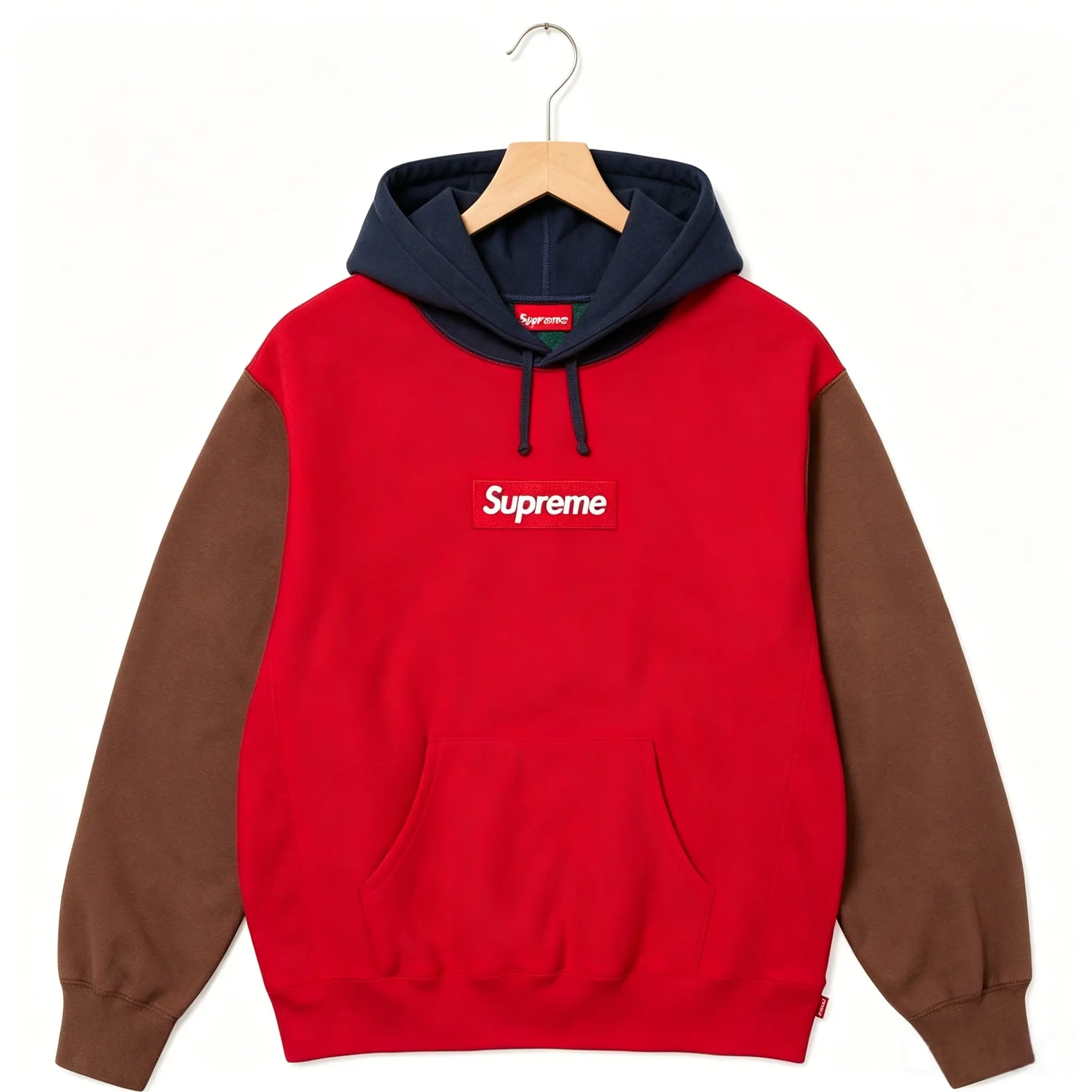 Menswear Casual Supreme Box Logo Hooded Sweatshirt - 'Multicolor', FW24SW11