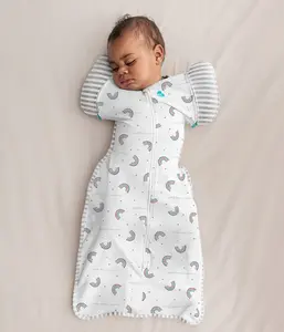 Swaddle Up™ 2-in-1 Transition Bag 1.0 TOG Cotton White Rainbow Dream