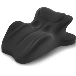 Sweet Spot Pillow, Chiro Monk Pillow for Couples, 27° Angle Perfect Position Ergonomic Contoured Support Pillow, Multi-Functional Memory Foam Lounger Cushion Back Support (Black)