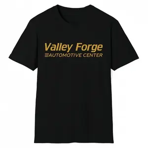 Valley Forge Automotive Center T-Shirt – Unisex Softstyle Tee for Car Enthusiasts