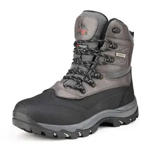 Men’s insulated waterproof winter snow boots with rubber sole Men’s insulated waterproof winter snow boots with rubber sole