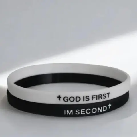 Silicone Wristband, Fashionable Wristband for Women & Men, Trendy All-match & Exquisite Jewelry for Birthday Gift, Stackable Bracelets, Bracelet Design, Word Bracelets, Stacked Design Bracelets