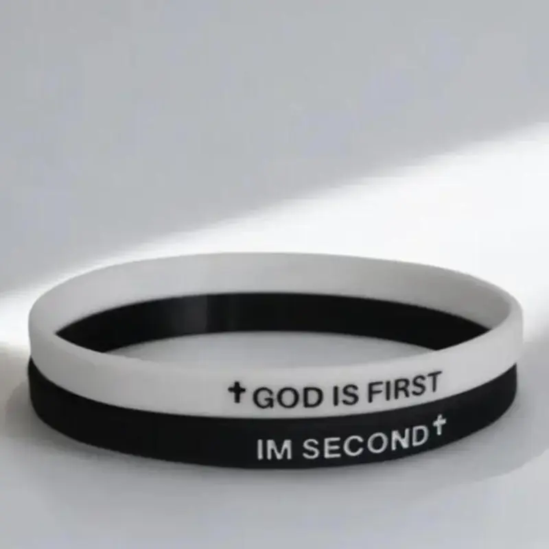 Silicone Wristband, Fashionable Wristband for Women & Men, Trendy All-match & Exquisite Jewelry for Birthday Gift, Stackable Bracelets, Bracelet Design, Word Bracelets, Stacked Design Bracelets