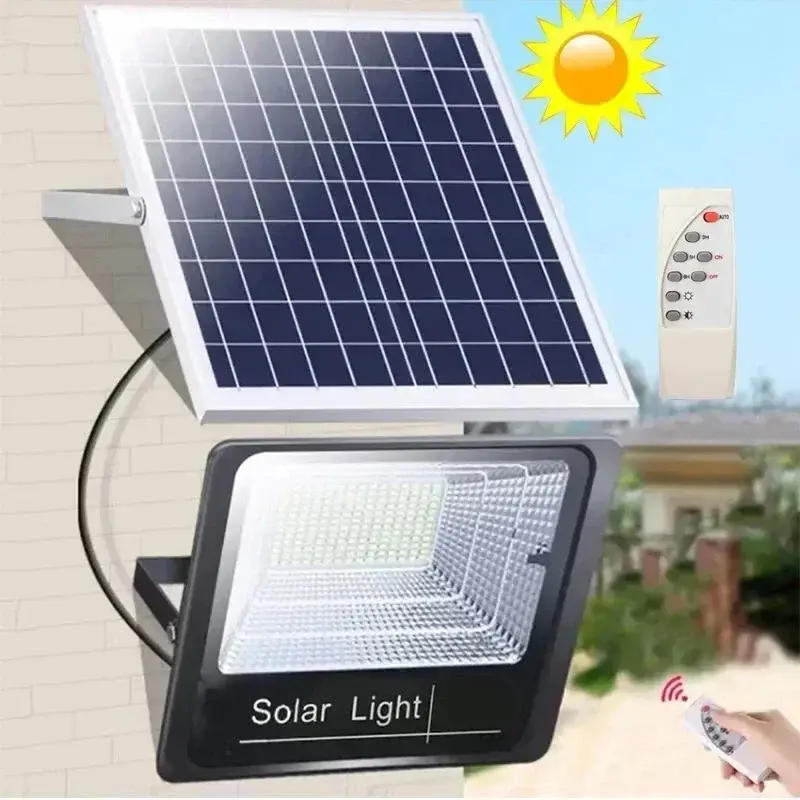 Outdoor Solar Light, 6000mah Capacity, 360° Sunlight Capture, LED Design, Garden & Patio Use, Rechargeable Batteries, Solar Flood Lights, Solar Dimmable Floodlight