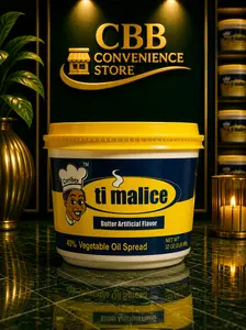 GENERIC Ti Malice Traditional Flavor Plant Oil Baking Spread - 2 Lb, Made in Haiti, Ideal for Baking Projects