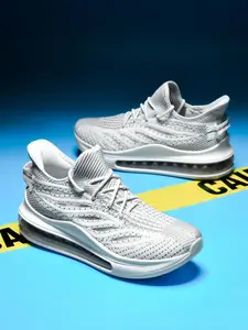 Men's Big Size Running Shoes 2026, Full-Palm Air Cushion Shock Absorption, Breathable Mesh, Height Increase 45-48, Sports Sneakers, Track Shoes