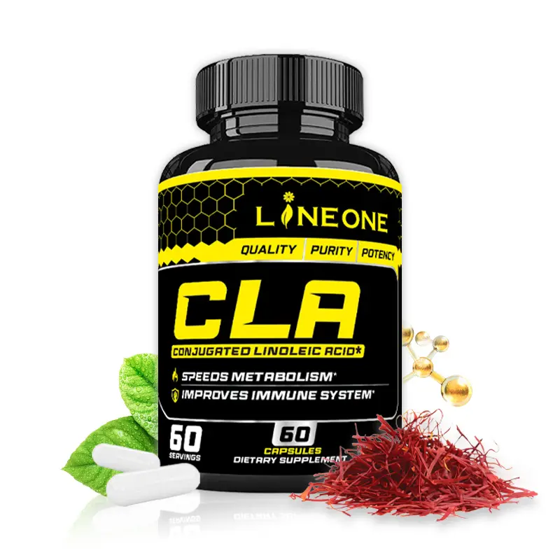 CLA capsules, conjugated linoleic acid 2000mg, white kidney bean 300mg per capsule (60 capsules), used to enhance immunity, promote metabolism, and improve gastrointestinal health vitamins women uro women probiotics